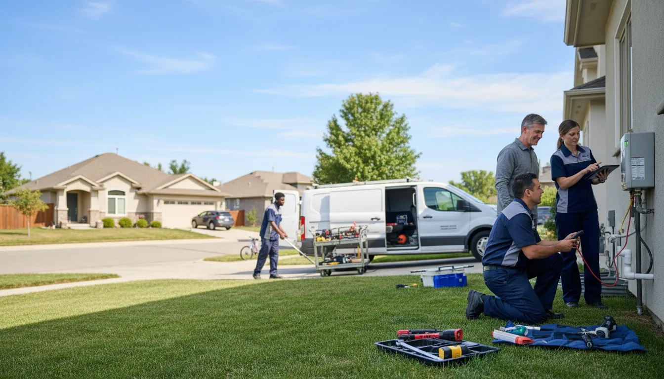 Tankless water heater service in Evergreen, LA